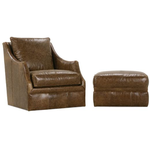 Picture of Cocoa Kara Leather Swivel