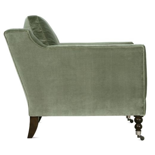 Picture of Madeline Express Chair - Antiqued Moss Velvet