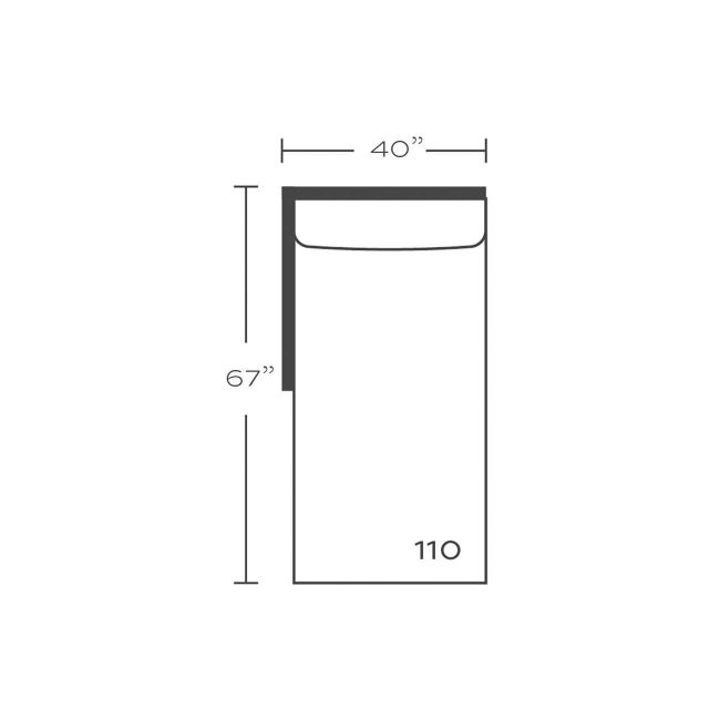 Picture of Bristol Right Seated Ends